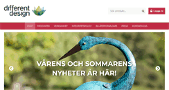 Desktop Screenshot of differentdesign.se